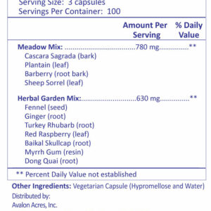 Chomper-300-Supplement-Facts-Panel-2023